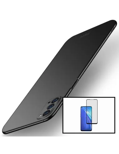 Kit Vidro Premium Full Cover + Capa SlimShield para Oppo Reno5 5G - Preto