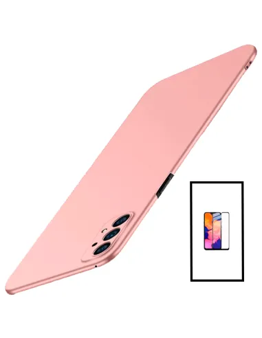 Kit Vidro Premium Full Cover + Capa SlimShield para Samsung Galaxy A23 5G - Rosa