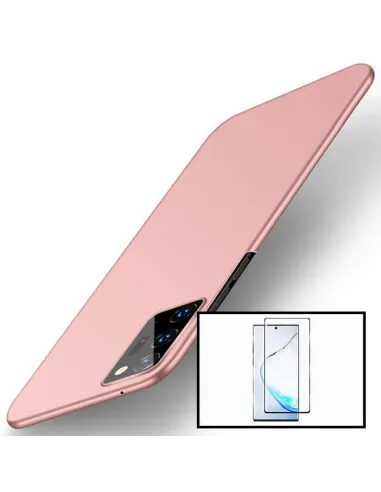 Kit Vidro Premium Full Cover + Capa SlimShield para Samsung Galaxy Note 20 5G - Rosa