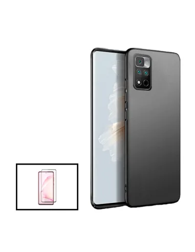 Kit Vidro Premium Full Cover + Capa SlimShield para Xiaomi 11i - Preto