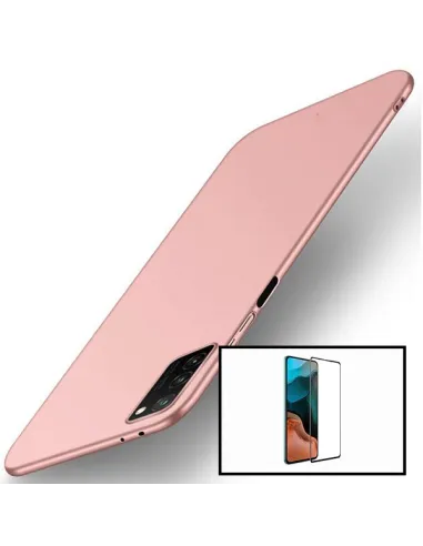 Kit Vidro Premium Full Cover + Capa SlimShield para Xiaomi Mi 10T Pro 5G - Rosa