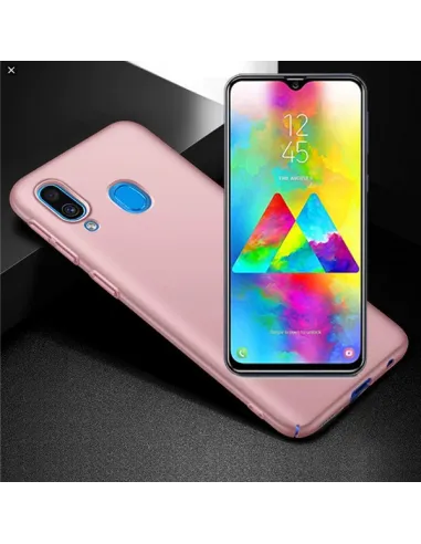 Kit Vidro Premium Full Cover + Capa SlimShield Rosa para Samsung Galaxy A10s