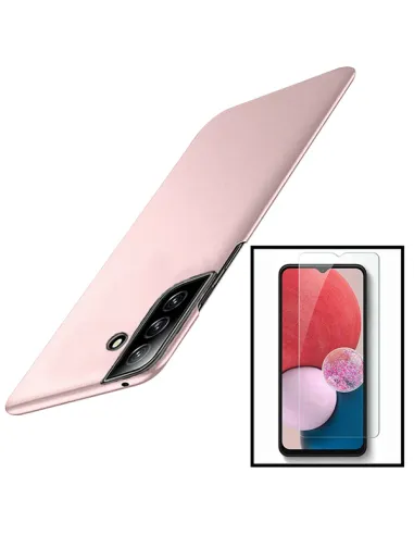 Kit Película de Vidro Temperado ClearGlass + Capa SlimShield para Samsung Galaxy A34 5G - Rosa