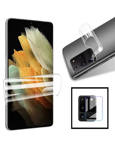 Kit Película Hydrogel 360 Full Cover Frente + Verso + Bordas Laterais para Samsung Galaxy A50