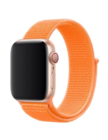 Bracelete NylonSense para Apple Watch Edition Series 7 - 41mm - Laranja