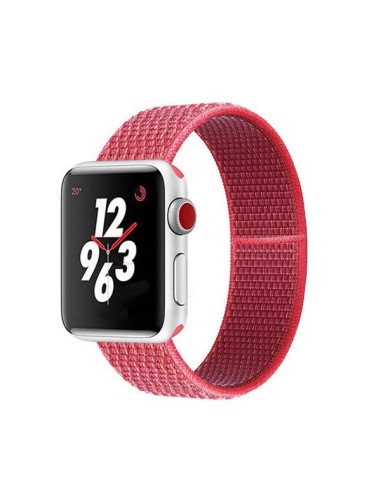 Bracelete NylonSense para Apple Watch Edition Series 7 - 41mm - Vermelho