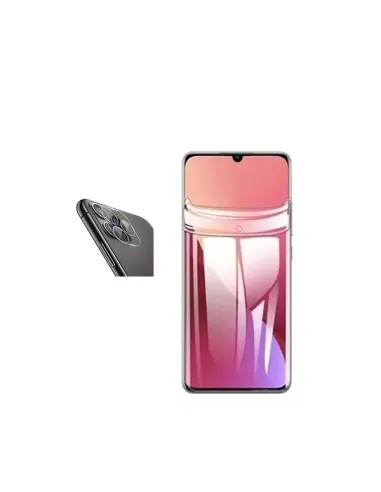 Kit Película Hydrogel Frente + Câmara  para Realme C53 Transparente