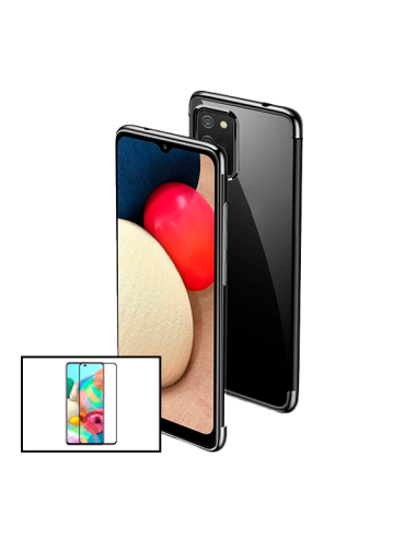 Kit Película de Vidro Temperado 5D Full Cover + Capa SlimArmor para Samsung Galaxy A72 - Preto