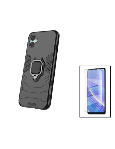 Kit Película Hydrogel Frente + Capa Military para Samsung Galaxy M04 - Preto