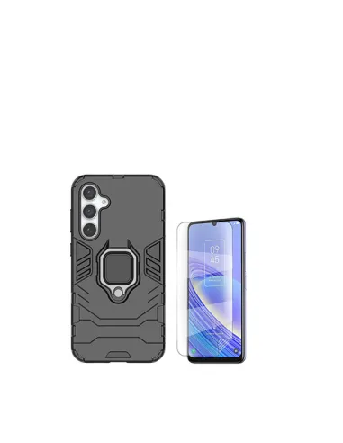 Kit Película Hydrogel Frente + Capa Military  para Samsung Galaxy A15 5G - Preto