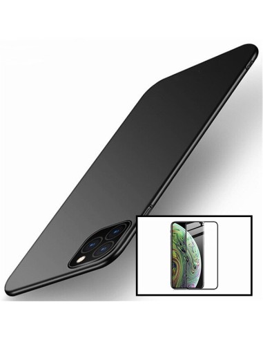 Kit Película de Vidro Temperado 5D Full Cover + Capa SlimShield para iPhone 12 Mini - Preto