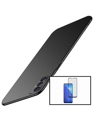 Kit Película de Vidro Temperado 5D Full Cover + Capa SlimShield para Oppo A32 - Preto