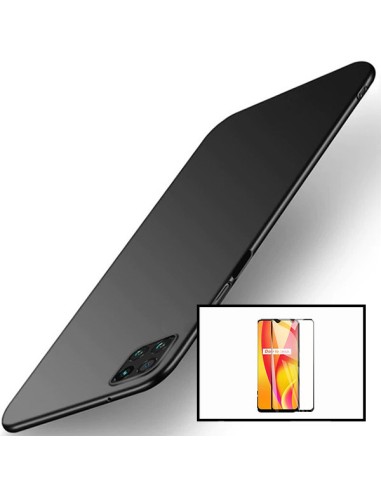 Kit Película de Vidro Temperado 5D Full Cover + Capa SlimShield para Oppo A73 - Preto