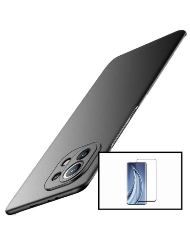 Kit Película de Vidro Temperado 5D Full Cover + Capa SlimShield para Xiaomi Mi 11 - Preto