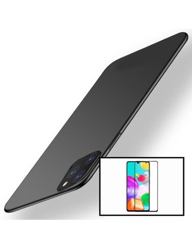 Kit Película de Vidro Temperado 5D Full Cover + Capa SlimShield para Xiaomi Poco C3 - Preto