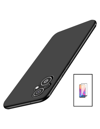 Kit Película de Vidro Temperado 5D Full Cover + Capa SlimShield para Xiaomi Poco M5 - Preto