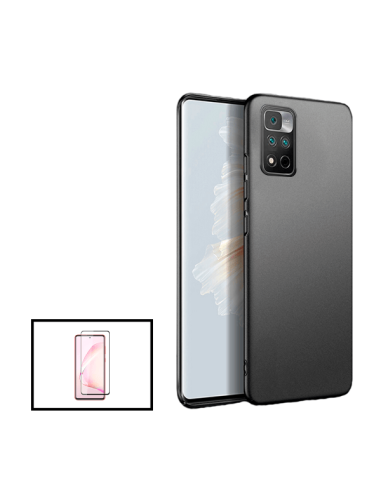 Kit Película de Vidro Temperado 5D Full Cover + Capa SlimShield para Xiaomi Poco X4 Pro 5G - Preto