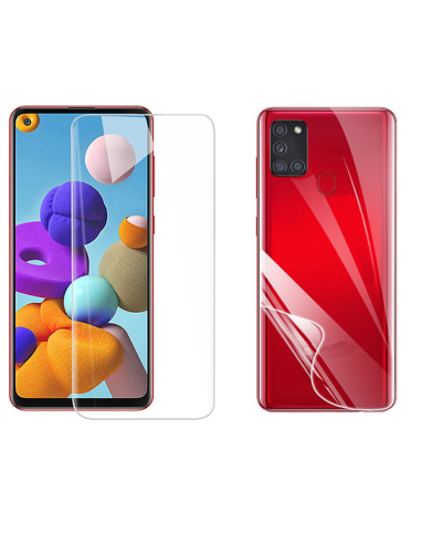 Kit Película Hydrogel 360 Full Cover Frente + Verso + Bordas Laterais para Samsung Galaxy M30S