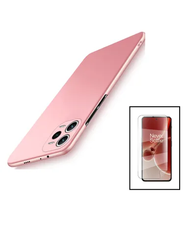 Kit Película Hydrogel Frente + Capa SlimShield para Xiaomi Redmi Note 12 Explorer - Rosa