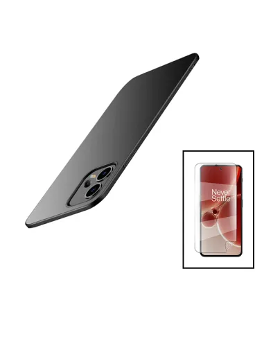 Kit Película Hydrogel Frente + Capa SlimShield para Xiaomi Redmi Note 12 Pro+ - Preto