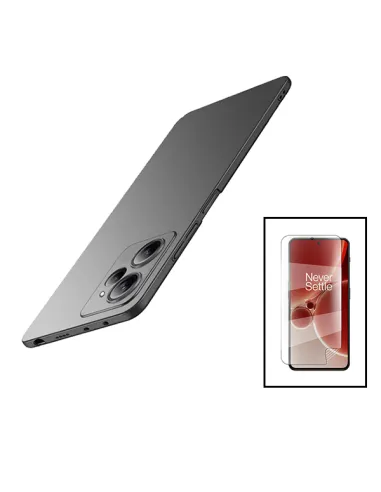 Kit Película Hydrogel Frente + Capa SlimShield para Xiaomi Redmi Note 12R - Preto