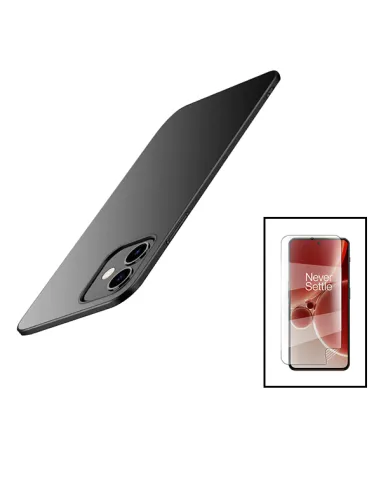 Kit Película Hydrogel Frente + Capa SlimShield para Xiaomi Redmi Note 12R Pro - Preto