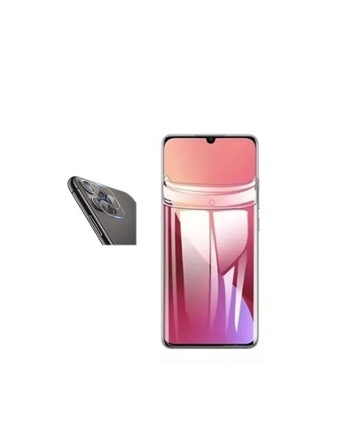 Kit Película Hydrogel Full Cover Frente + Câmara Phonecare para Realme C53 Transparente