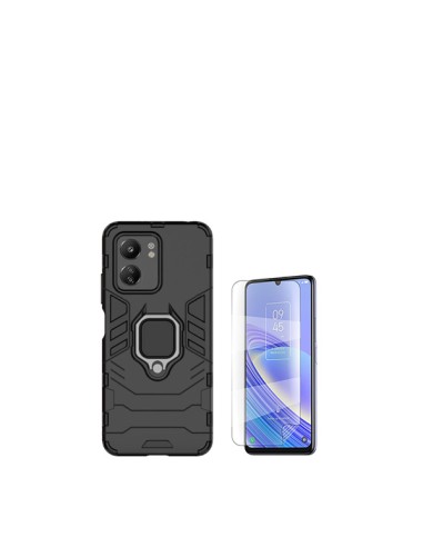 Kit Película Hydrogel Full Cover Frente + Capa 3X1 Military Defender Phonecare para Xiaomi Redmi 13C - Preto