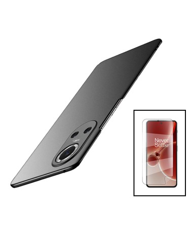 Kit Película Hydrogel Full Cover Frente + Capa SlimShield para Oppo Reno10 Pro - Preto