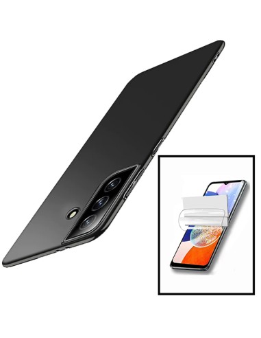 Kit Película Hydrogel Full Cover Frente + Capa SlimShield para Samsung Galaxy A34 5G - Preto