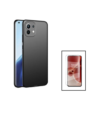 Kit Película Hydrogel Full Cover Frente + Capa SlimShield para Xiaomi Redmi Note 12 4G - Preto