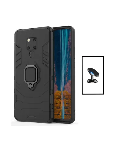 Kit Suporte Magnético + Capa Military para Huawei Mate 20X 5G - Preto