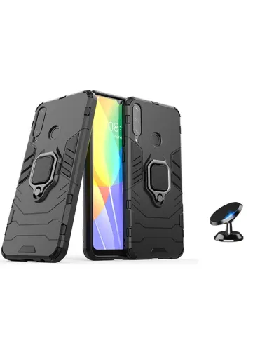 Kit Suporte Magnético + Capa Military para Huawei Y6P