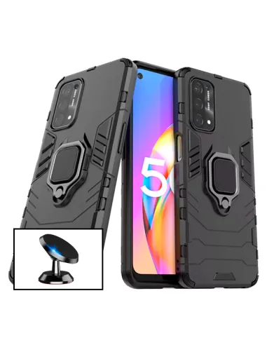 Kit Suporte Magnético + Capa Military para Oppo A55 5G