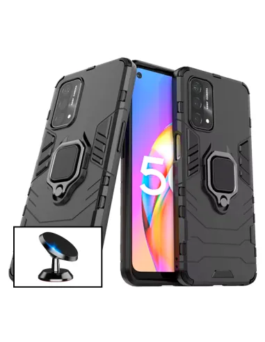 Kit Suporte Magnético + Capa Military para Oppo A93 5G