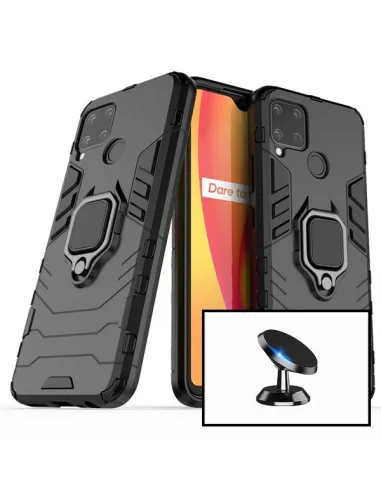 Kit Suporte Magnético + Capa Military para Realme C15