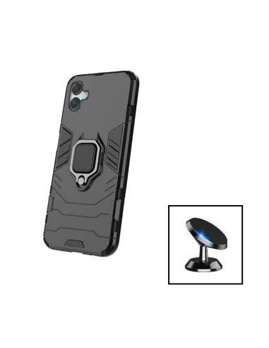 Kit Suporte Magnético + Capa Military para Samsung Galaxy A04e - Preto