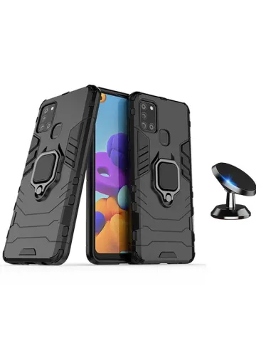 Kit Suporte Magnético + Capa Military para Samsung Galaxy A21s