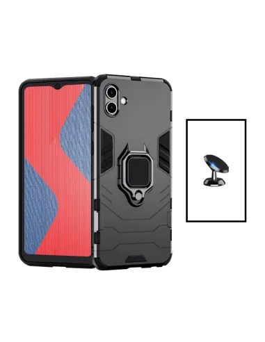 Kit Suporte Magnético + Capa Military para Samsung Galaxy M13 5G - Preto