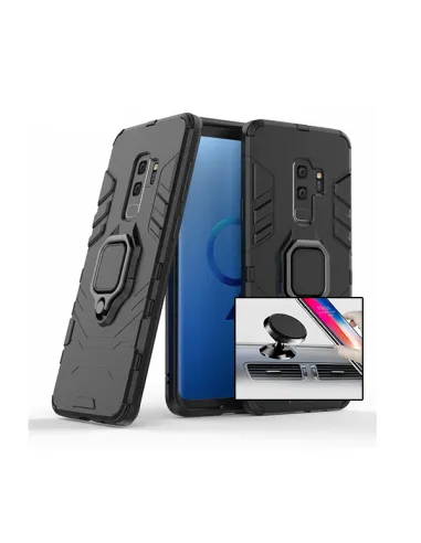 Kit Suporte Magnético + Capa Military para Samsung Galaxy S9 Plus