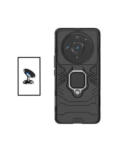 Kit Suporte Magnético + Capa Military para Xiaomi 12S Ultra - Preto