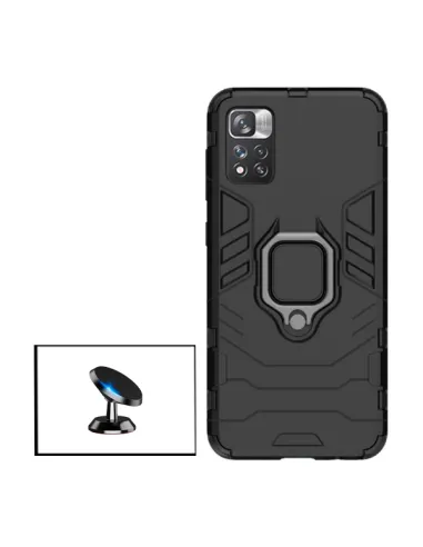 Kit Suporte Magnético + Capa Military para Xiaomi Poco X4 Pro 5G