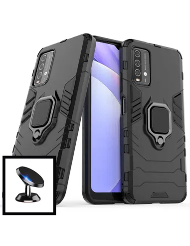 Kit Suporte Magnético + Capa Military para Xiaomi Redmi 9T