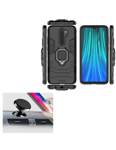 Kit Suporte Magnético + Capa Military para Xiaomi Redmi Note 8 Pro