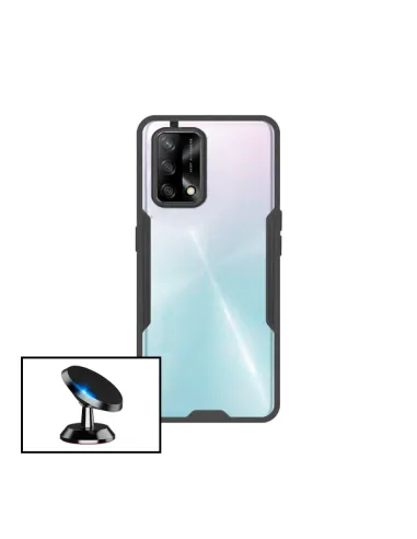 Kit Suporte Magnético + capa case 3X1 Clear Armor para Oppo A74 5G