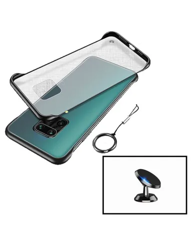 Kit Suporte Magnético + Capa Naked Bumper para Xiaomi Redmi Note 9 Pro