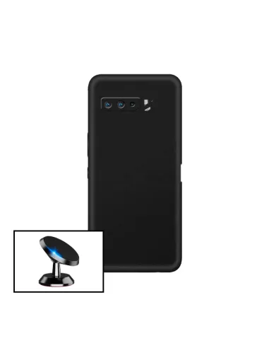 Kit Suporte Magnético + Capa Silicone Líquido para Asus ROG Phone 5 Pro