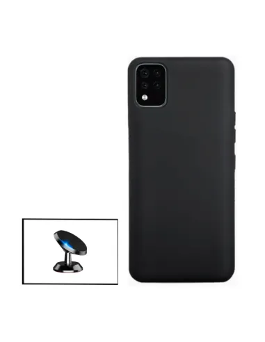 Kit Suporte Magnético + Capa Silicone Líquido para LG K42