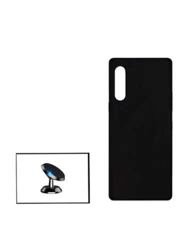 Kit Suporte Magnético + Capa Silicone Líquido para LG Velvet 5G UW