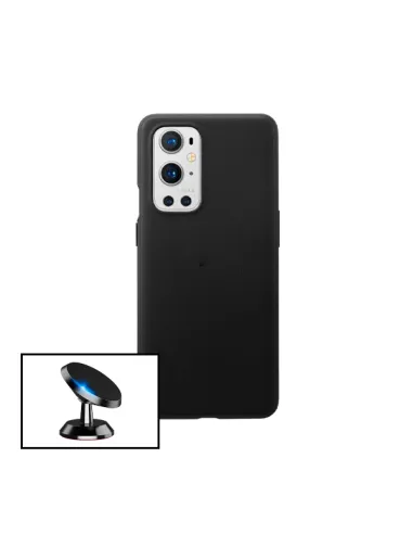 Kit Suporte Magnético + Capa Silicone Líquido para OnePlus 9 Pro